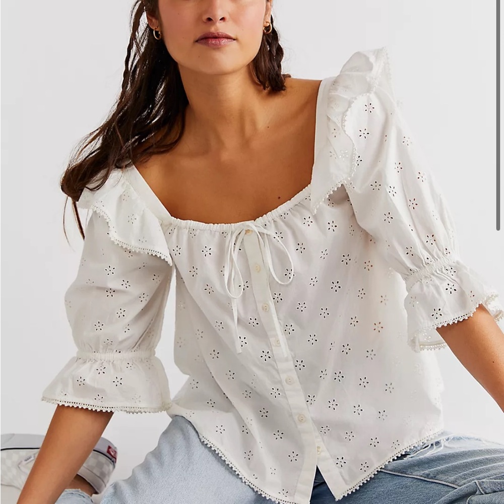 NWT Spell Bo Prairie Top Blouse